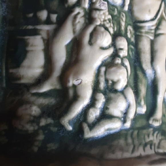 Antique Gothic Pitcher with Embossed Figures - Picture 6 of 8